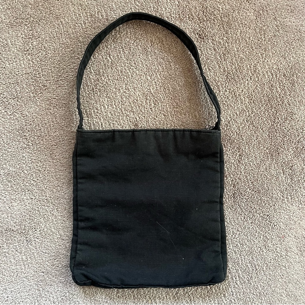 Vintage Gap Snap Closure Women’s Tote Bag with Gingham Lining - Picture 3 of 11